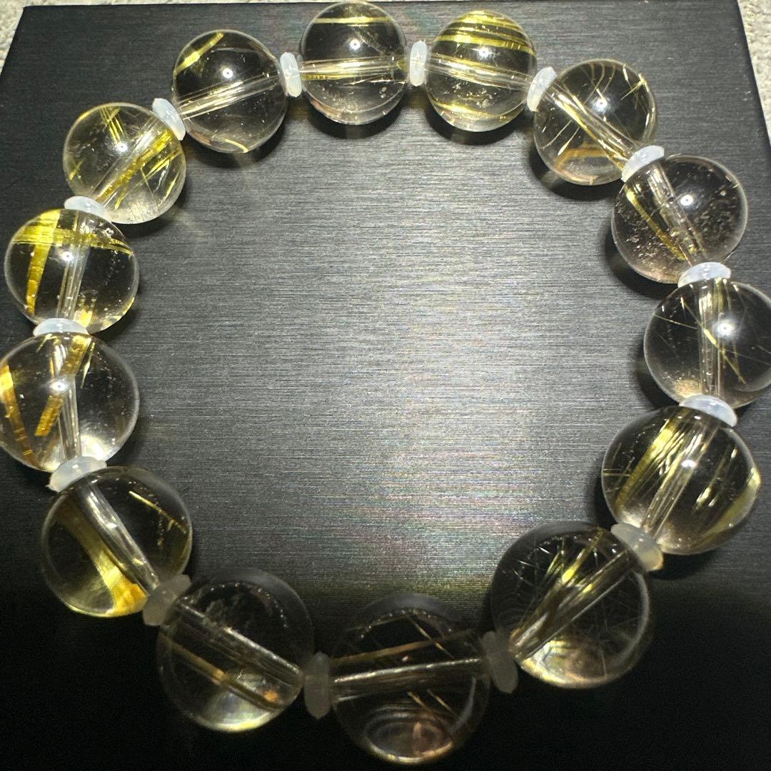 タイチンルチル　針は少なめですが透明感凄い！　天然石　パワーストーン