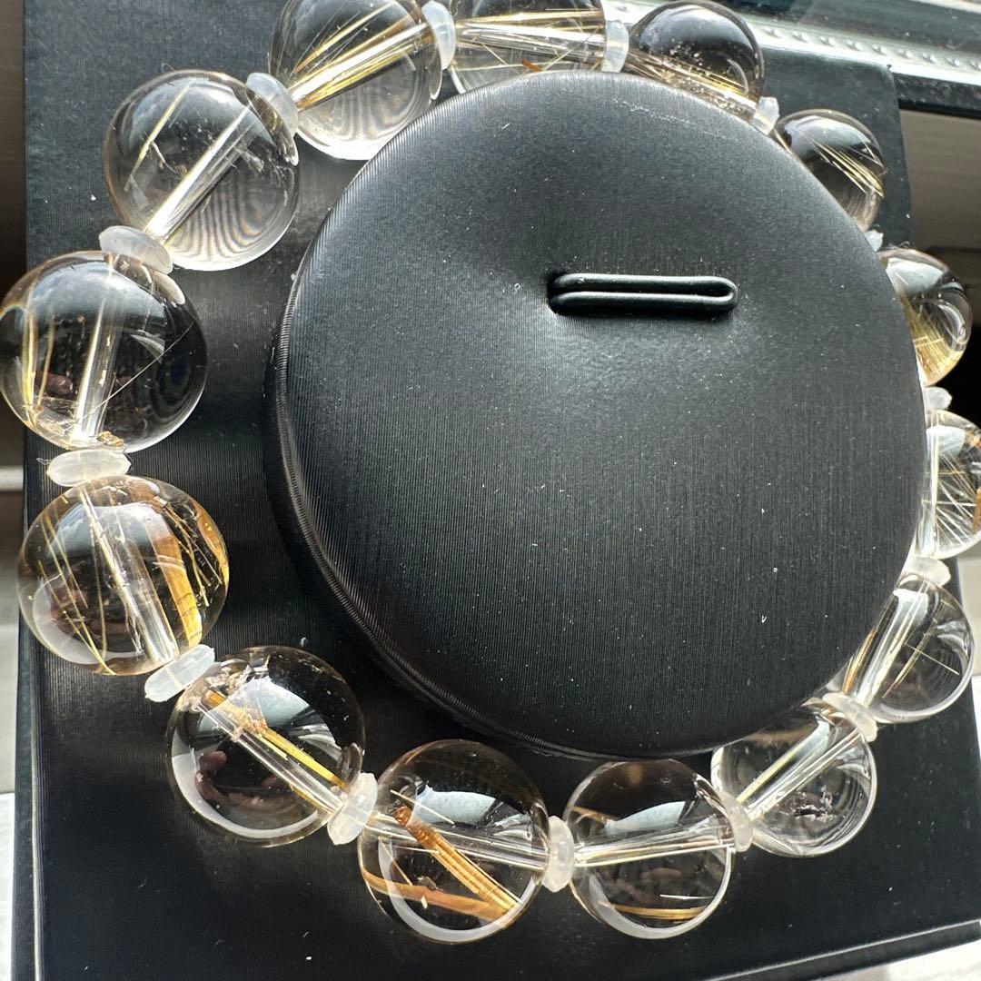 タイチンルチル　針は少なめですが透明感凄い！　天然石　パワーストーン