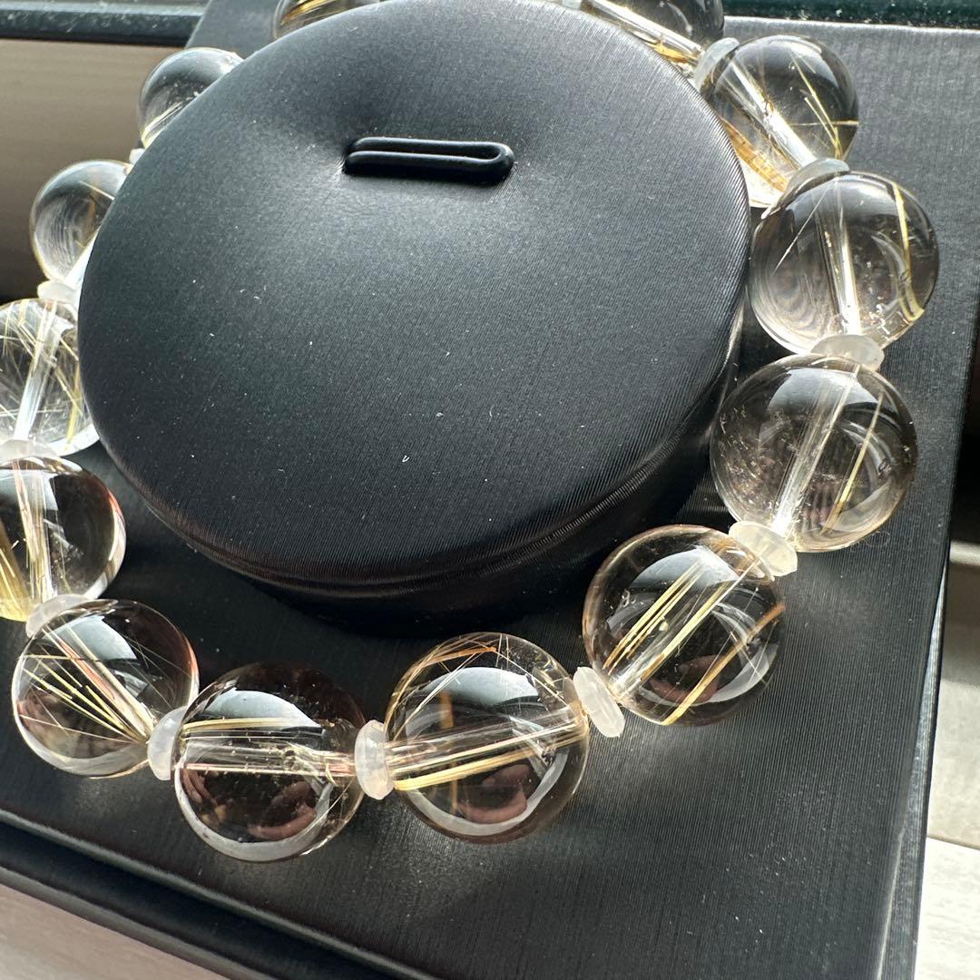 タイチンルチル　針は少なめですが透明感凄い！　天然石　パワーストーン