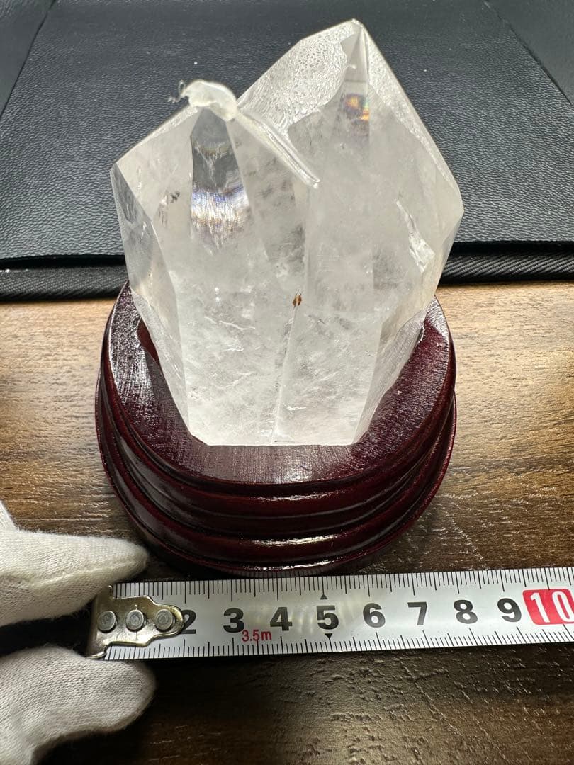 水晶 双子 ポイント 超美品！ 627