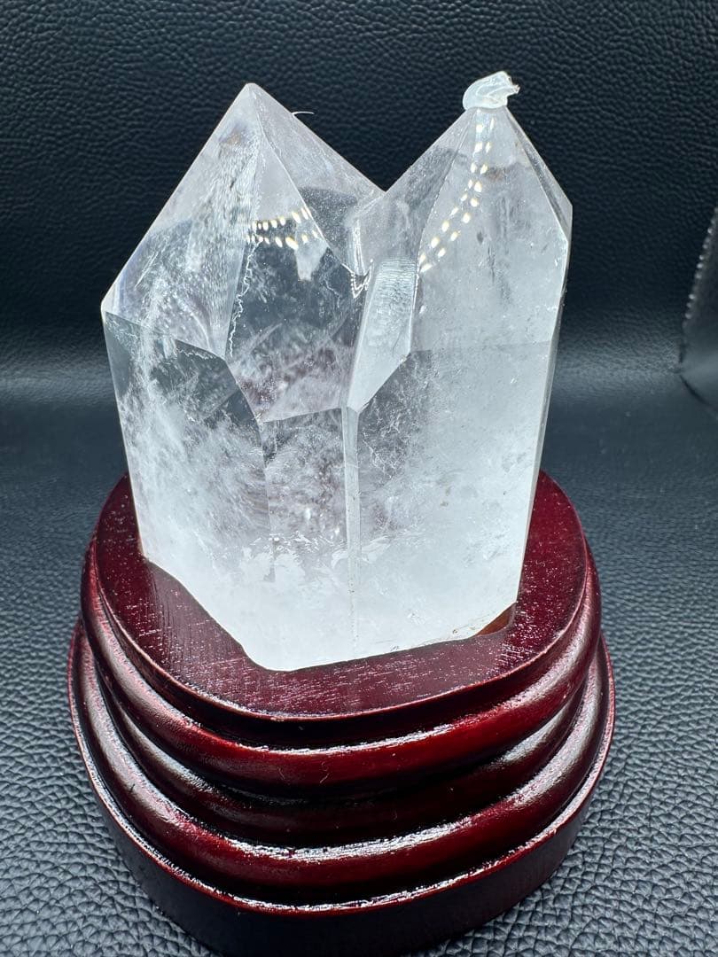 水晶 双子 ポイント 超美品！ 627