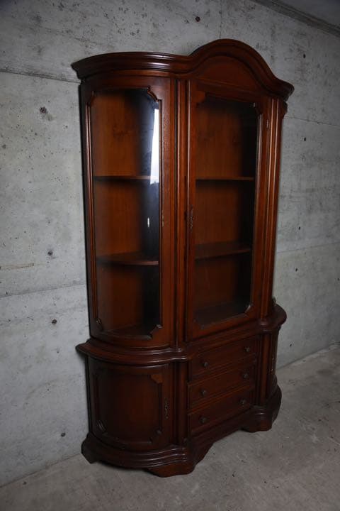 イタリア最高級家具 キャビネット ガラスケース ショーケース 飾棚 ヴィンテージ