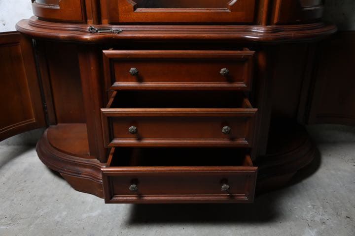 イタリア最高級家具 キャビネット ガラスケース ショーケース 飾棚 ヴィンテージ