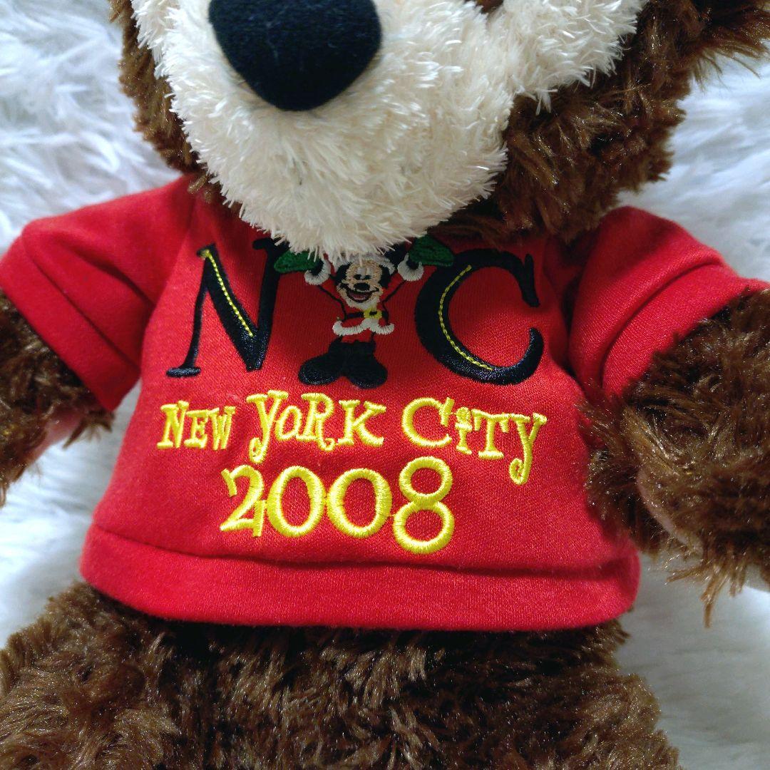レア物】 ダッフィー NYC 2008年 ホリデー限定 ぬいぐるみ ディズニー