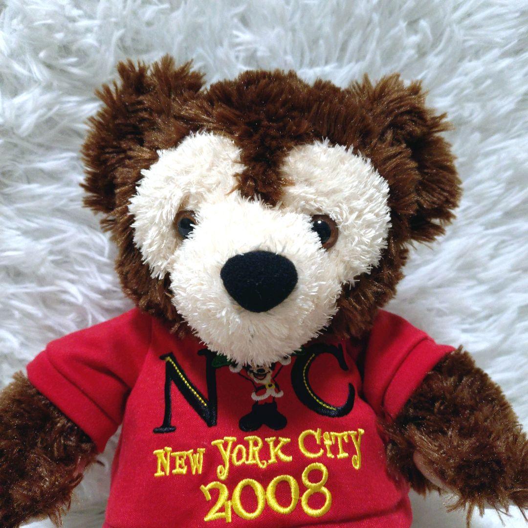 レア物】 ダッフィー NYC 2008年 ホリデー限定 ぬいぐるみ ディズニー
