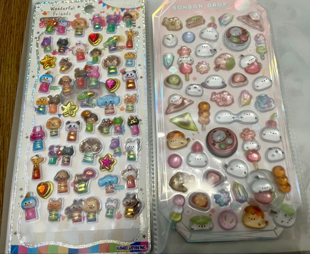 正規品 ボンボンドロップシール うるちゅるポップシール おはじきシール 30枚