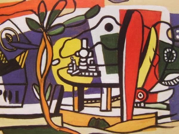 FERNAND LEGER、LA TABLE DANS LE JARDIN