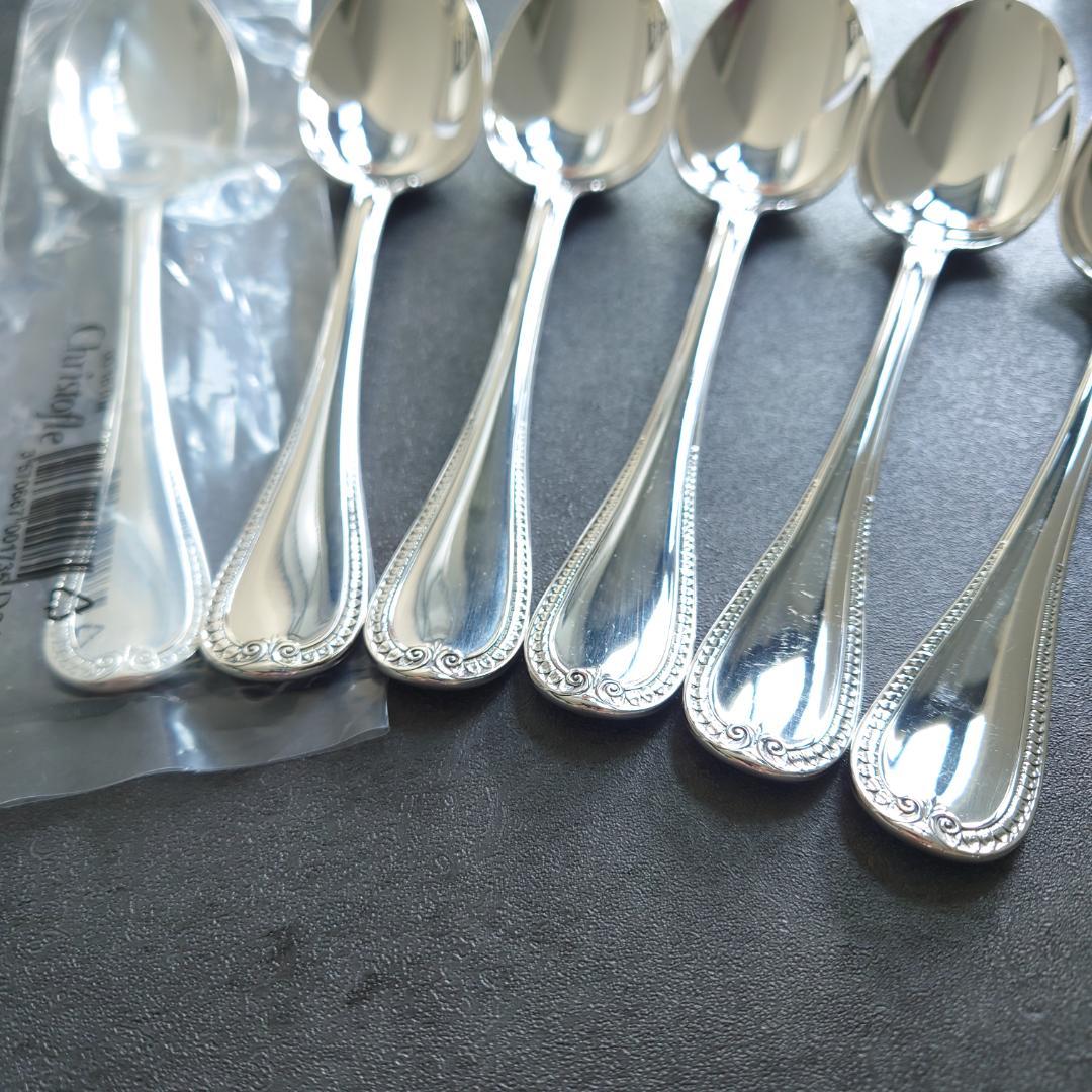 美品 クリストフル マルメゾン デザートスプーン 未開封含む 6点