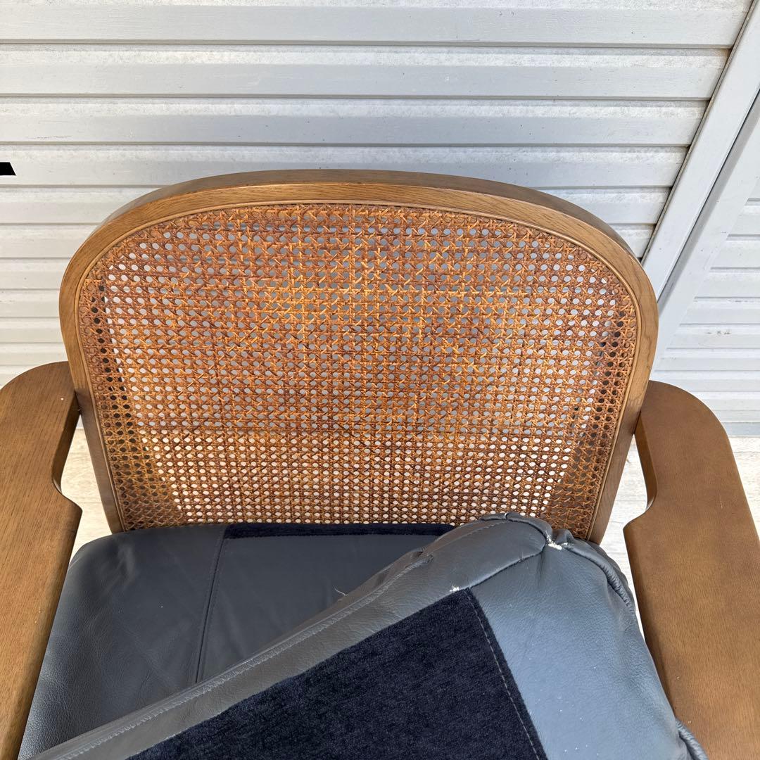 最終値下げ飛騨産業　ヴィンテージ 本革　1人掛けソファ　シングルソファ　キツツキ