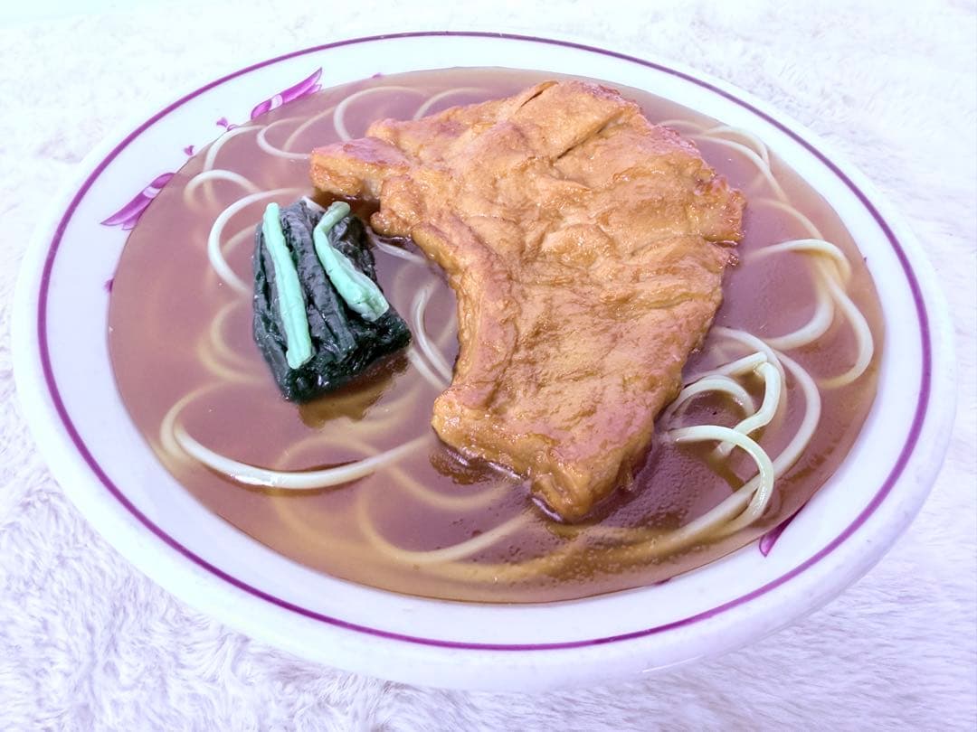 昭和レトロ 排骨麺 パイコーメン 食品サンプル 直径約21.5cm 町中華