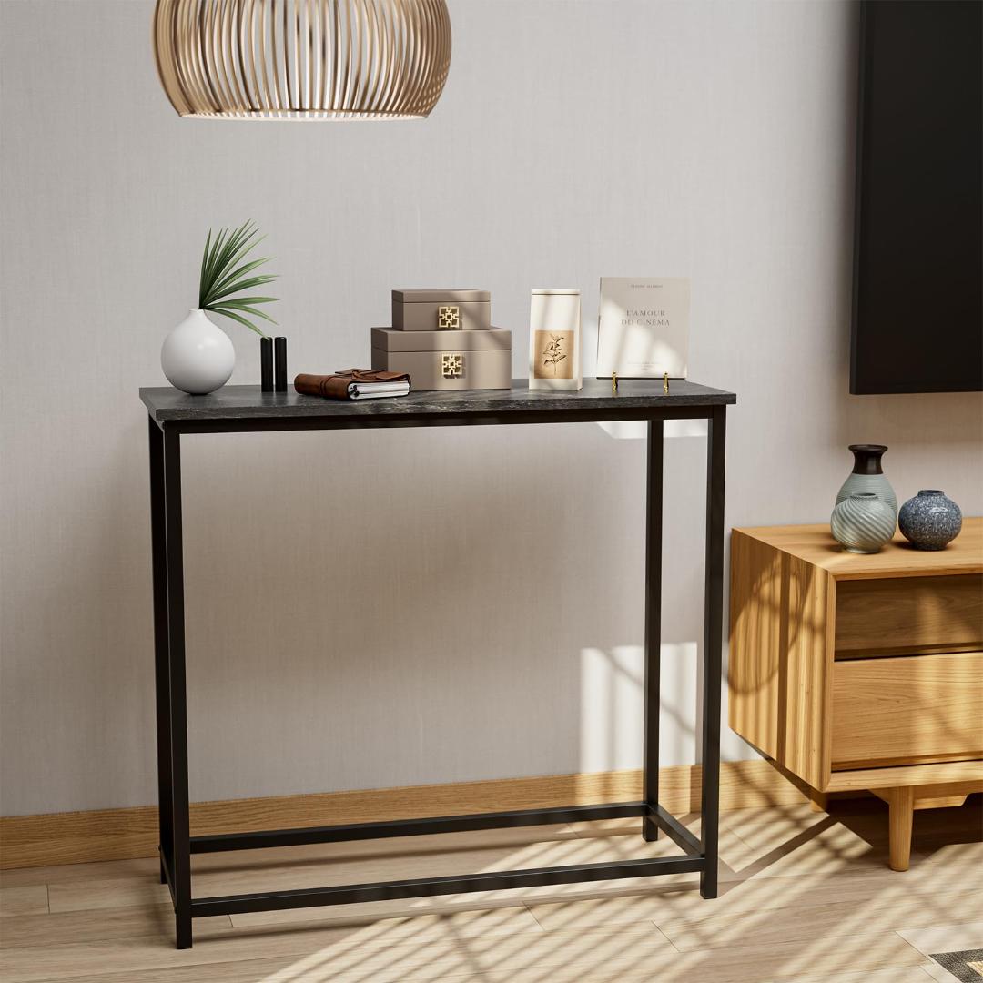 ☆インテリアほどの高級感　コンパクトの玄関テーブル　大理石