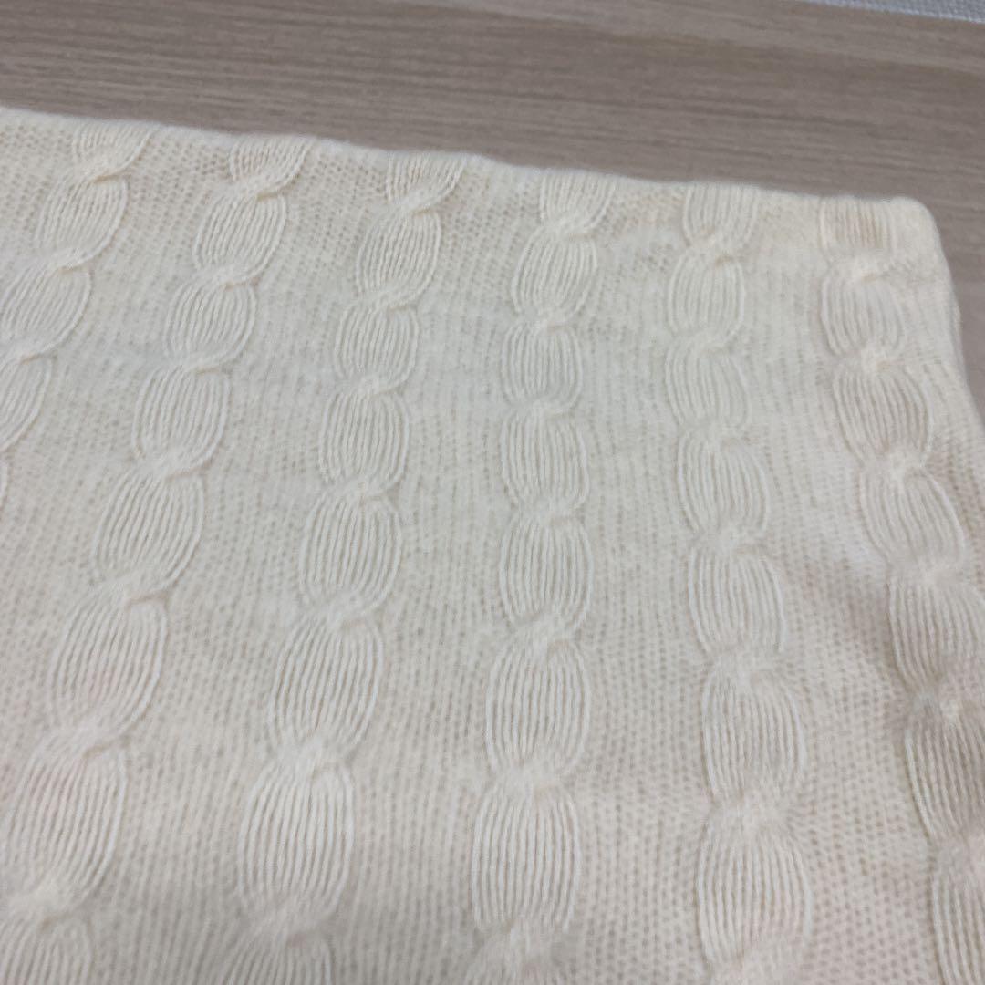 モデルルーム展示品 Oyuna カシミア クッションカバー オフホワイト