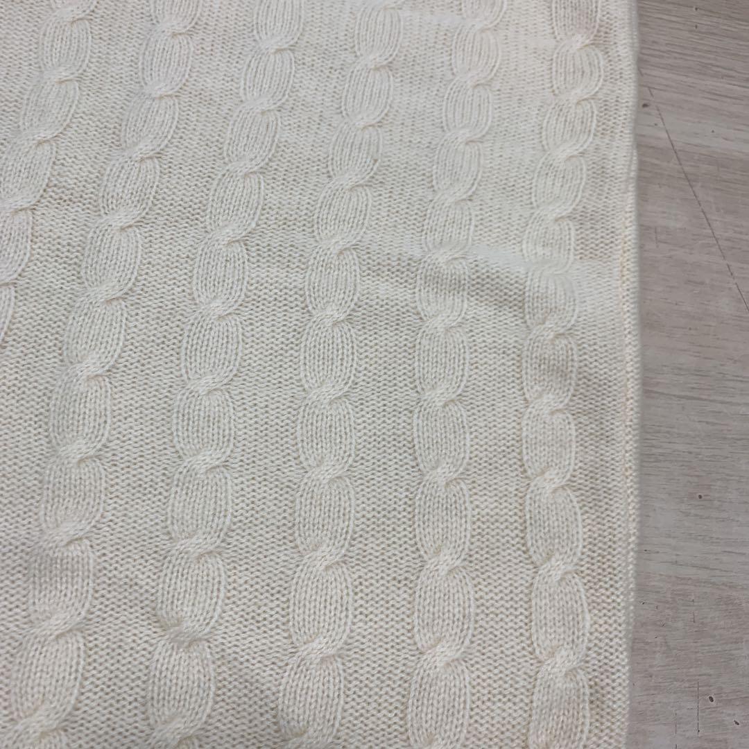 モデルルーム展示品 Oyuna カシミア クッションカバー オフホワイト