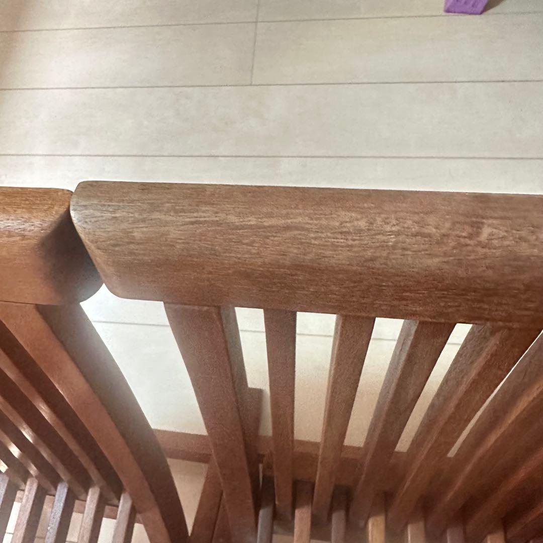 Used☆ビンテージテーブルセット☆ウッドオシャレテーブル3点セット