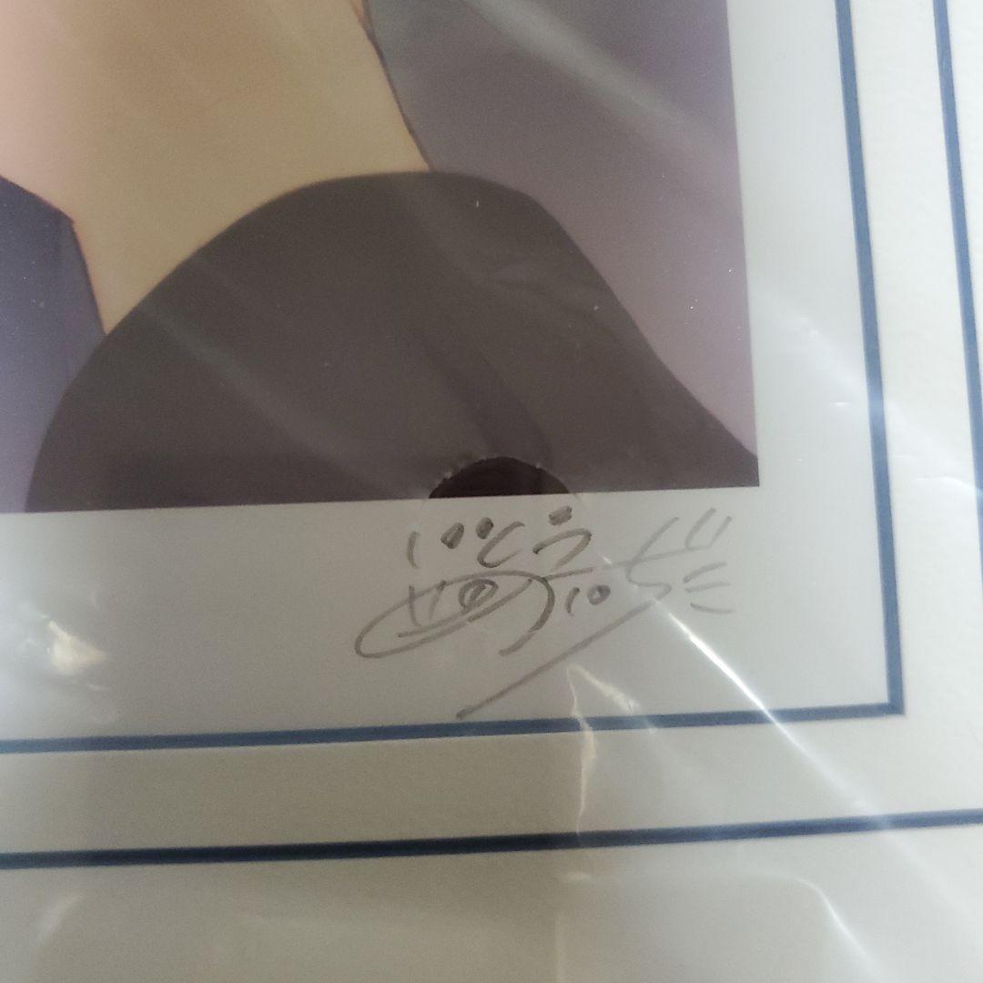 涼宮ハルヒシリーズ」88グラフ4 直筆サイン入り 複製原画 長門有希