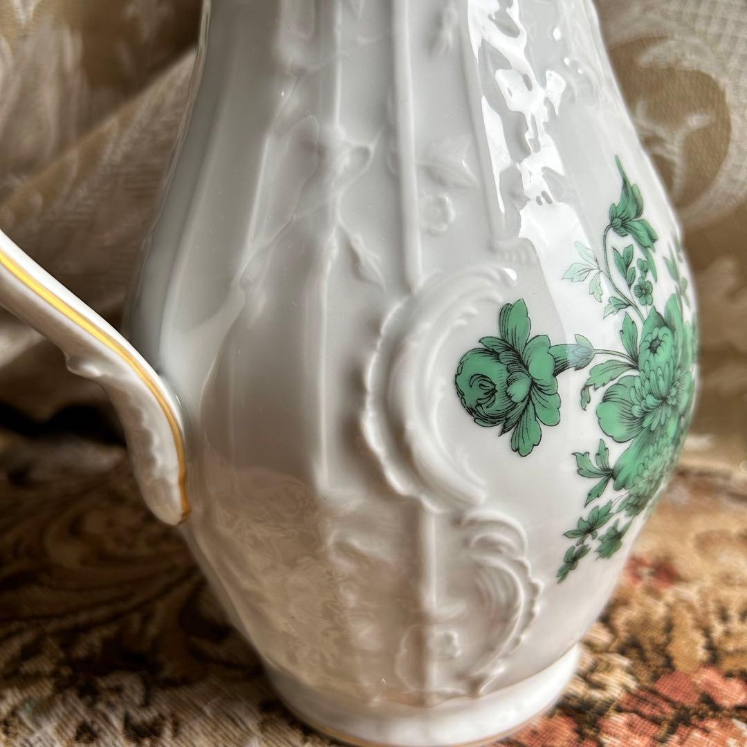 ドイツ製 Rosenthal サンスーシ宮殿の庭園 ― マイセンフラワーグリーン