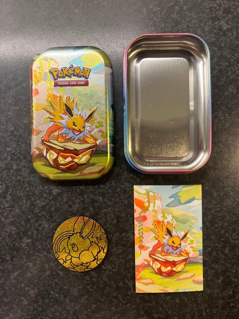 ポケモン Prismatic Evolutions ミニ缶 サンダース - メルカリ