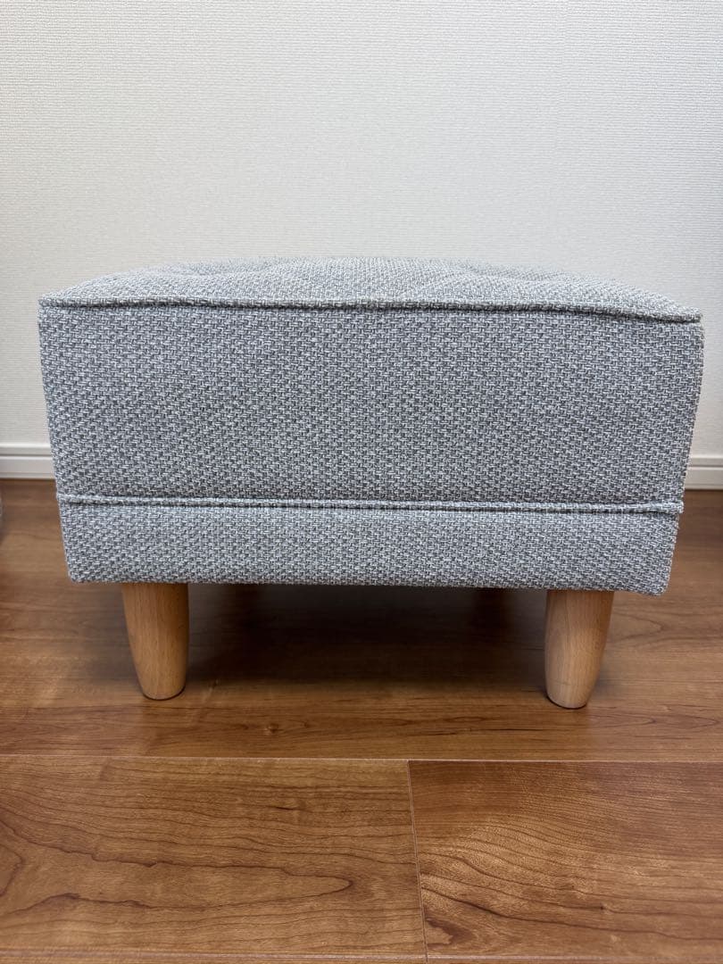 【アミヤ】カリモク60 オットマン ミストグレー【B】