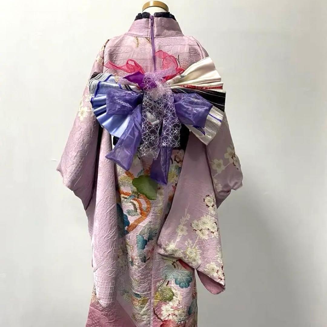 七五三用花柄着物