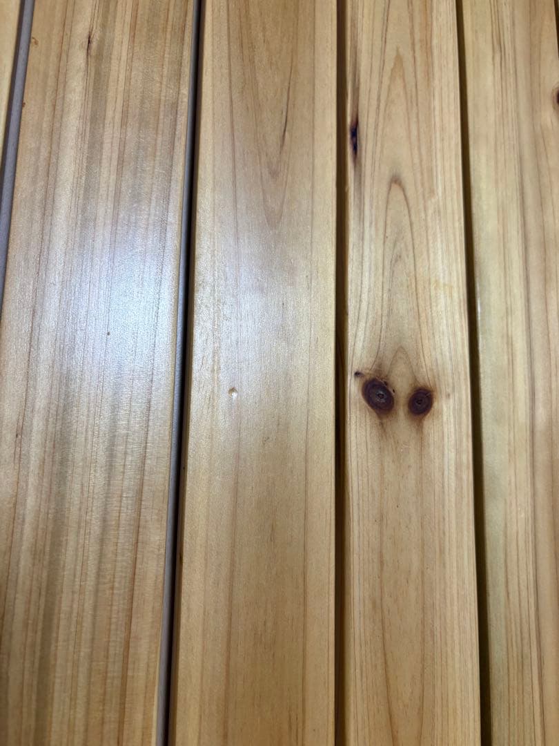 Coleman ナチュラルウッドロールテーブル120