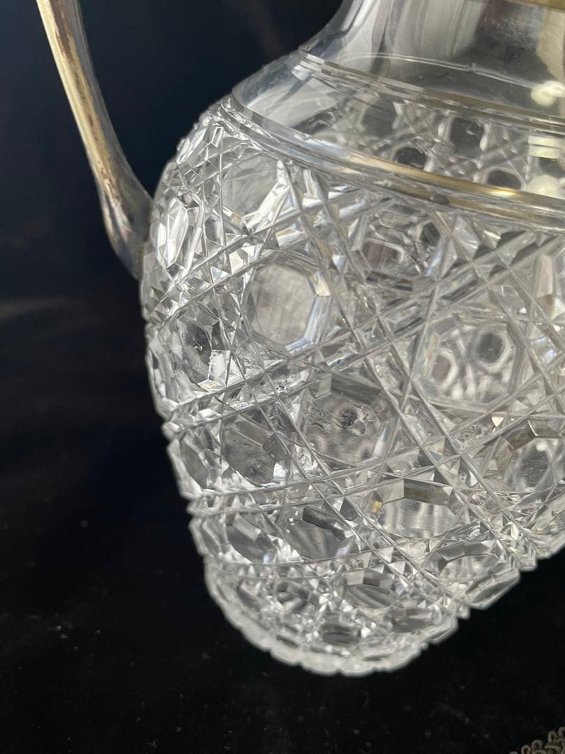オールドバカラBaccarat★ディアマンピエーリーのワインピッチャー　カラフェ