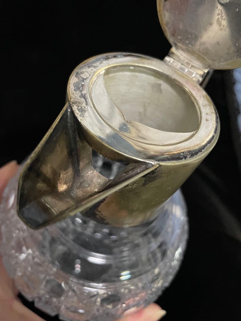 オールドバカラBaccarat★ディアマンピエーリーのワインピッチャー　カラフェ