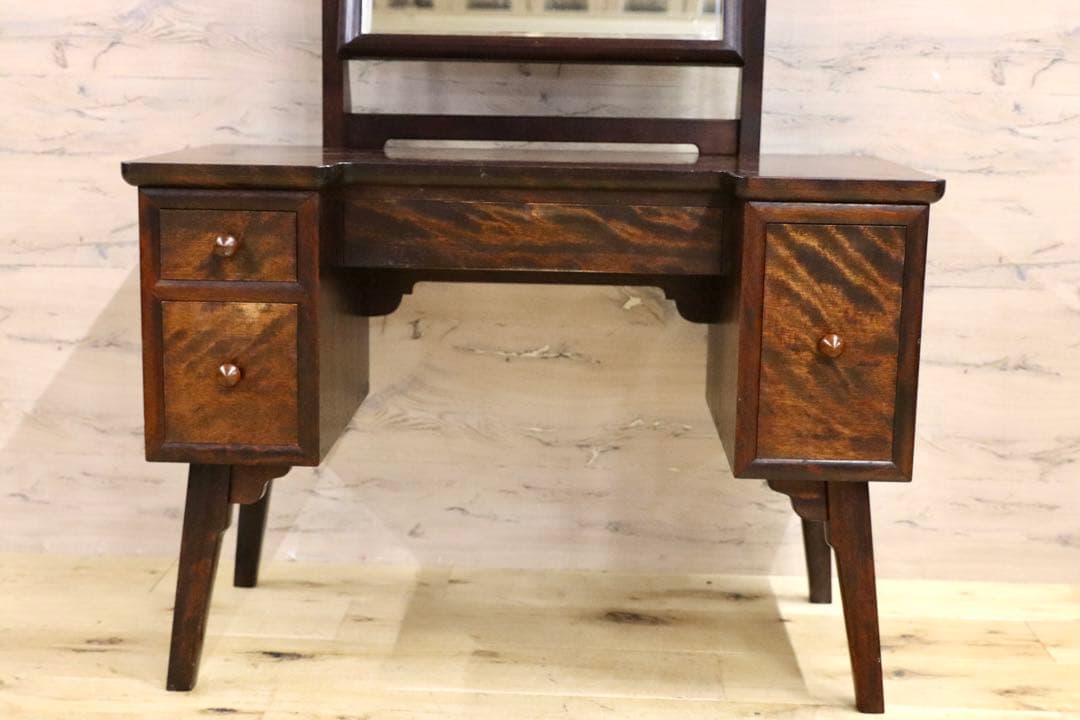 GMHS324○松本民芸家具 ドレッサー 鏡台 化粧台 和家具 ミズメザクラ ア