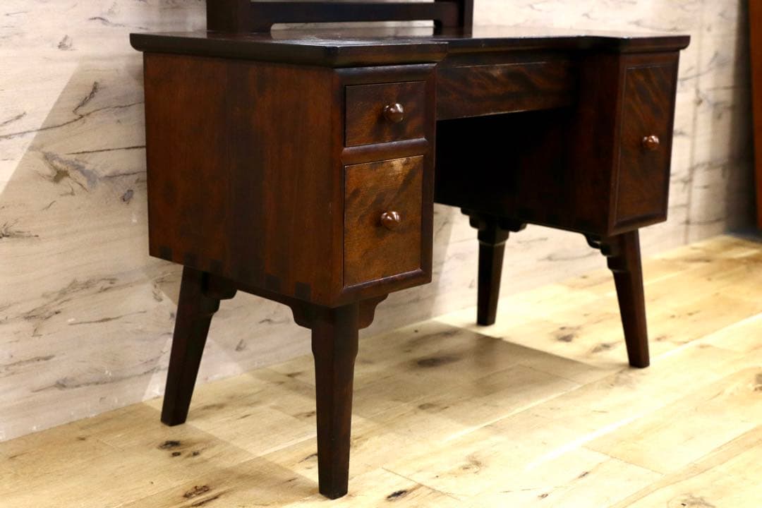 GMHS324○松本民芸家具 ドレッサー 鏡台 化粧台 和家具 ミズメザクラ ア