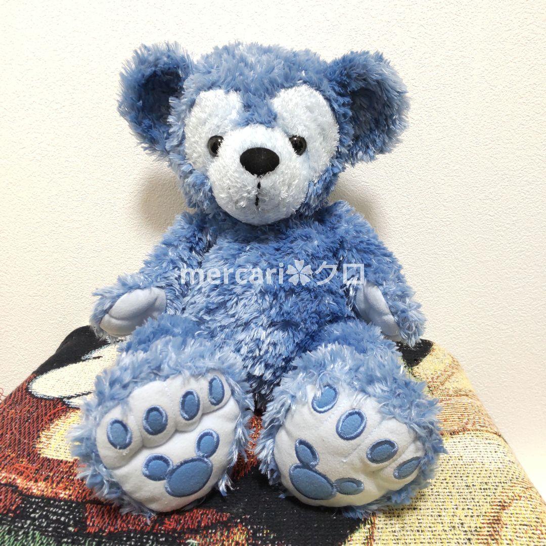 WDW　ディズニーベア　ダッフィー　ブルー　青　ぬいぐるみ　海外