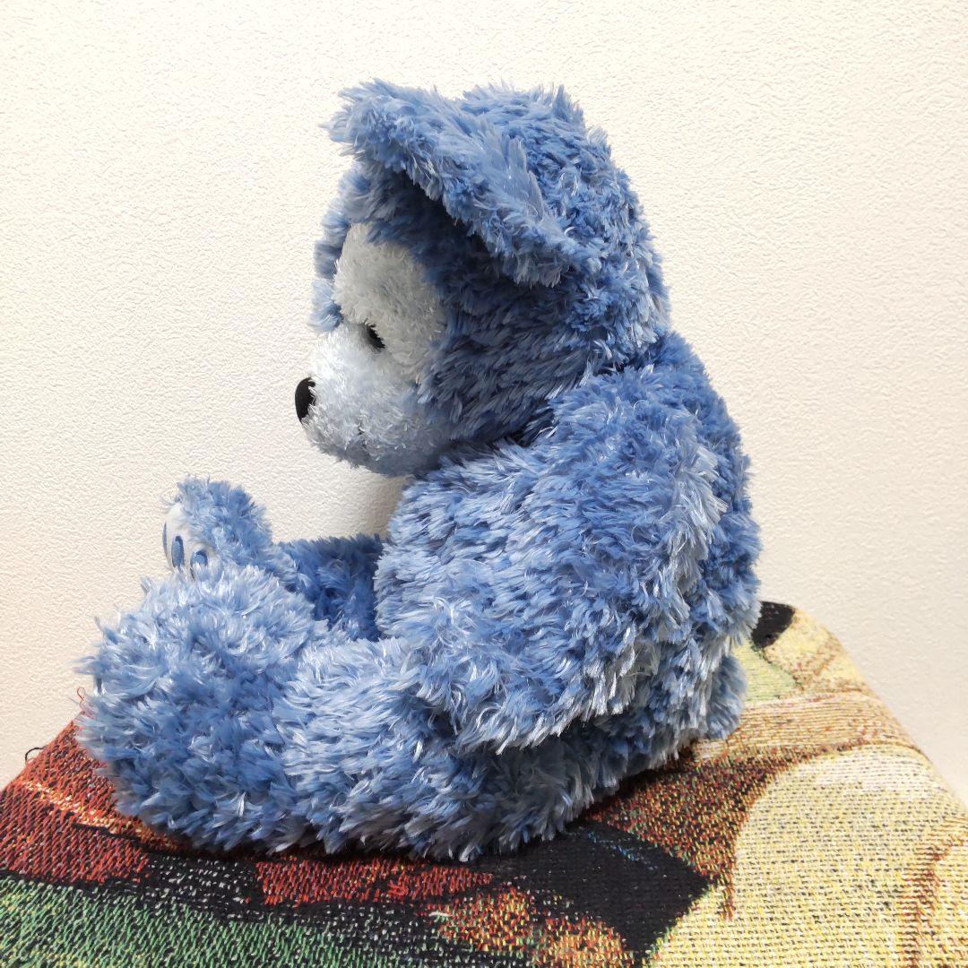 WDW　ディズニーベア　ダッフィー　ブルー　青　ぬいぐるみ　海外