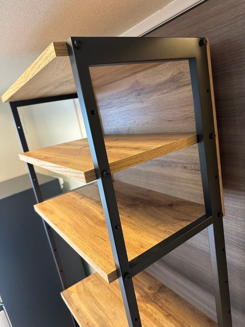 美品【ニトリ】レンジボード(IM301 60OP LBR)