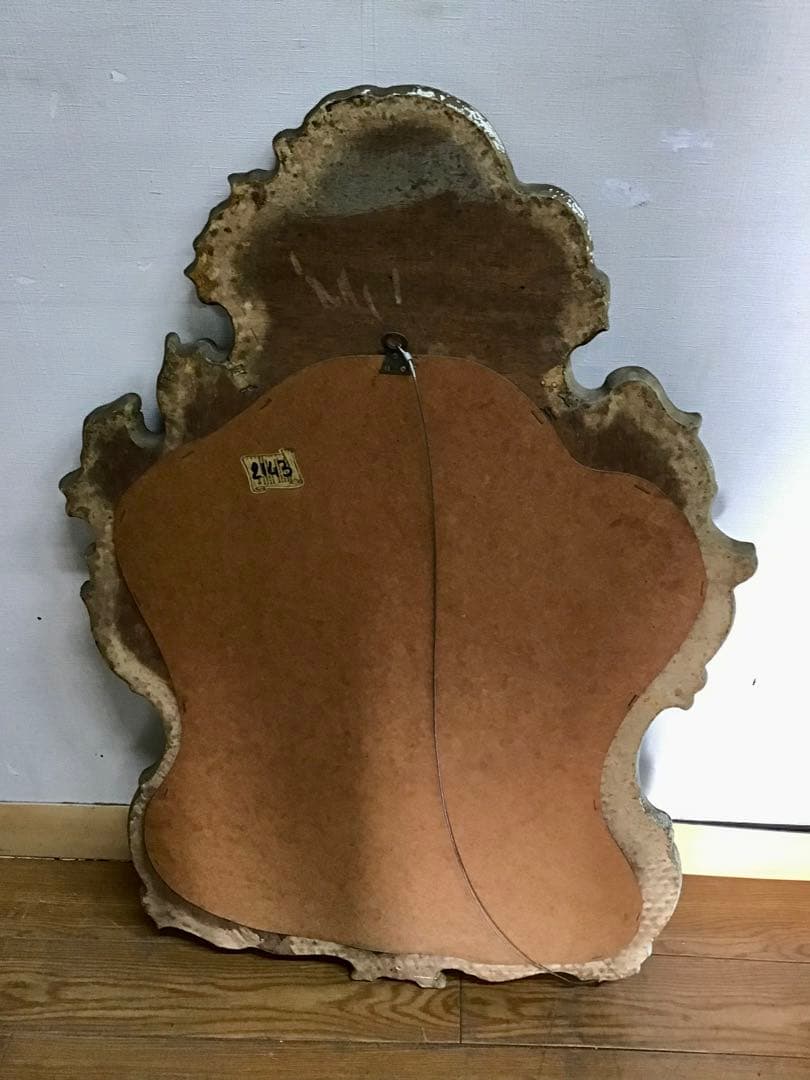 MERU☆管865☆イタリア製☆アンティーク☆壁掛け☆ウォールミラー☆鏡