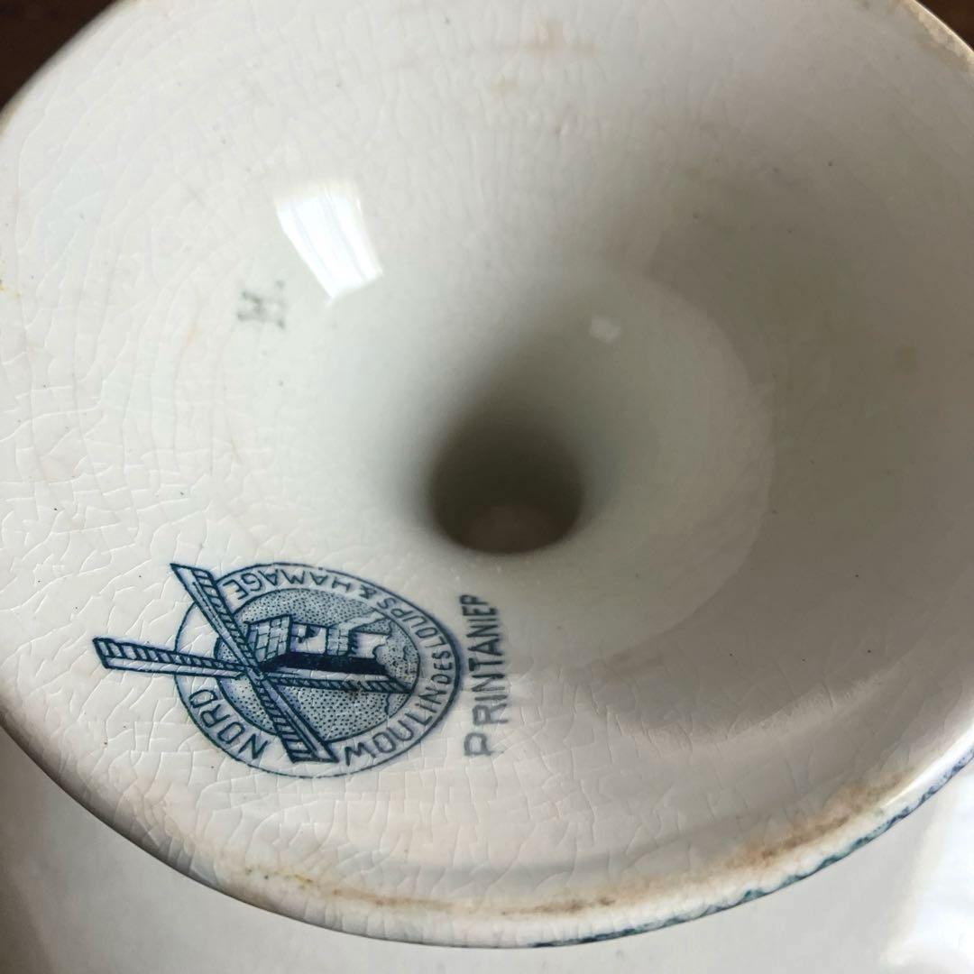 フランスアンティーク ムーランデルーサンタマン ブーケのガーランド コンポティエ