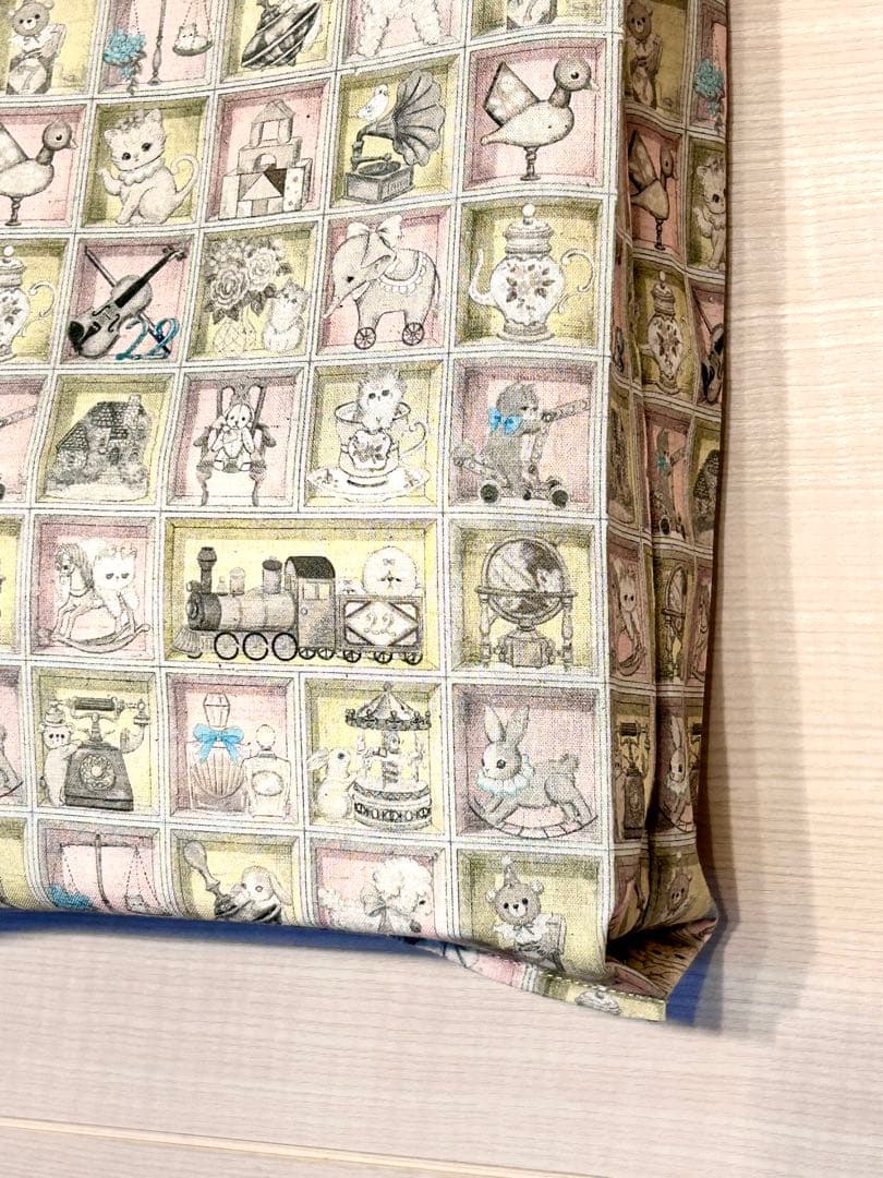 kurotan☆ 22fabric生地使用☆レジ袋型マイバッグ
