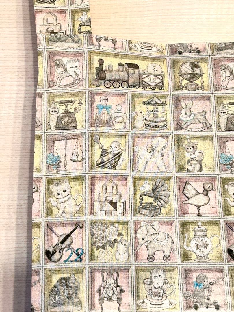 kurotan☆ 22fabric生地使用☆レジ袋型マイバッグ