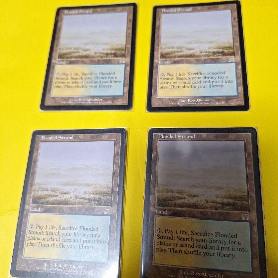 MTG 溢れかえる岸辺 英語版　旧枠　4枚セット