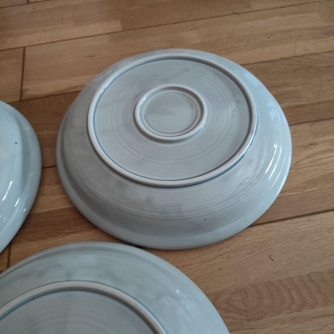 三洋陶器 龍峰窯 花風流 祥瑞玉渕 染付 盛鉢 大皿 盛皿 3枚セット