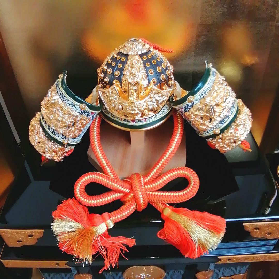 i□ 極美品 兜飾り 5月人形 こどもの日 人形の秀月 SB 3209