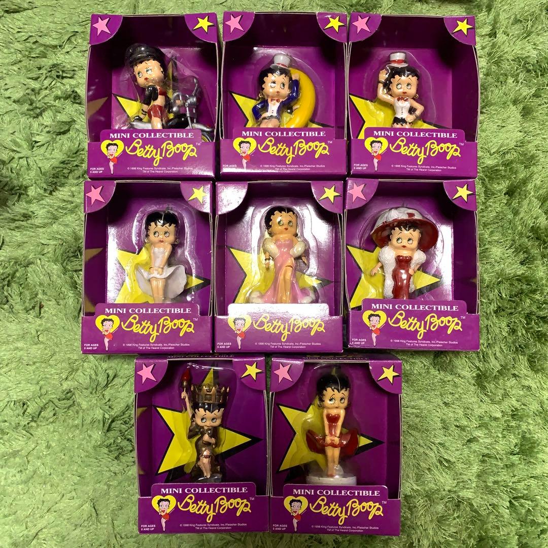 Betty Boop ミニコレクタブル フィギュア 8種 コンプリート　未開封品