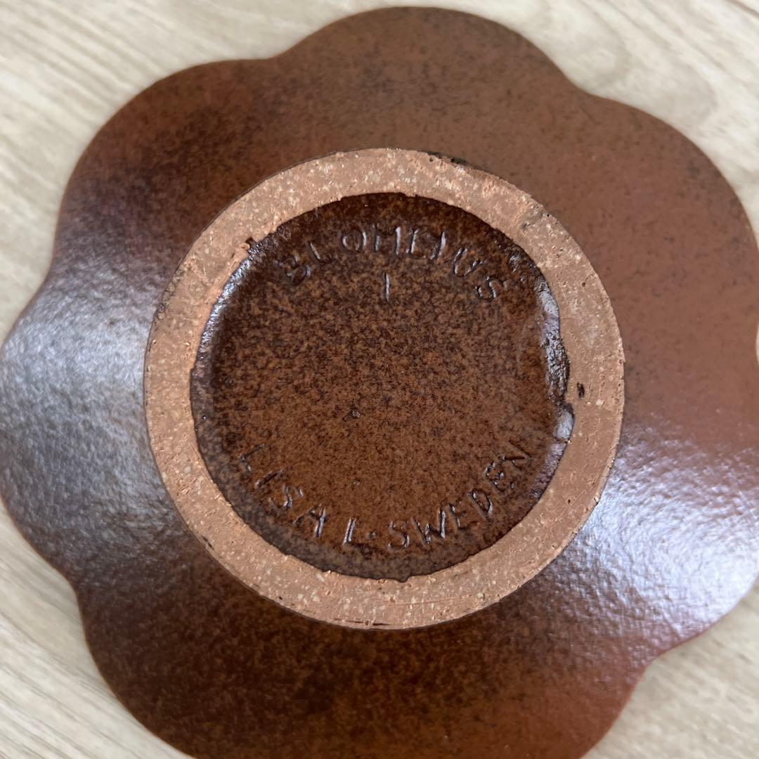 リサラーソン　ヴィンテージ　お花のキャンドルホルダー