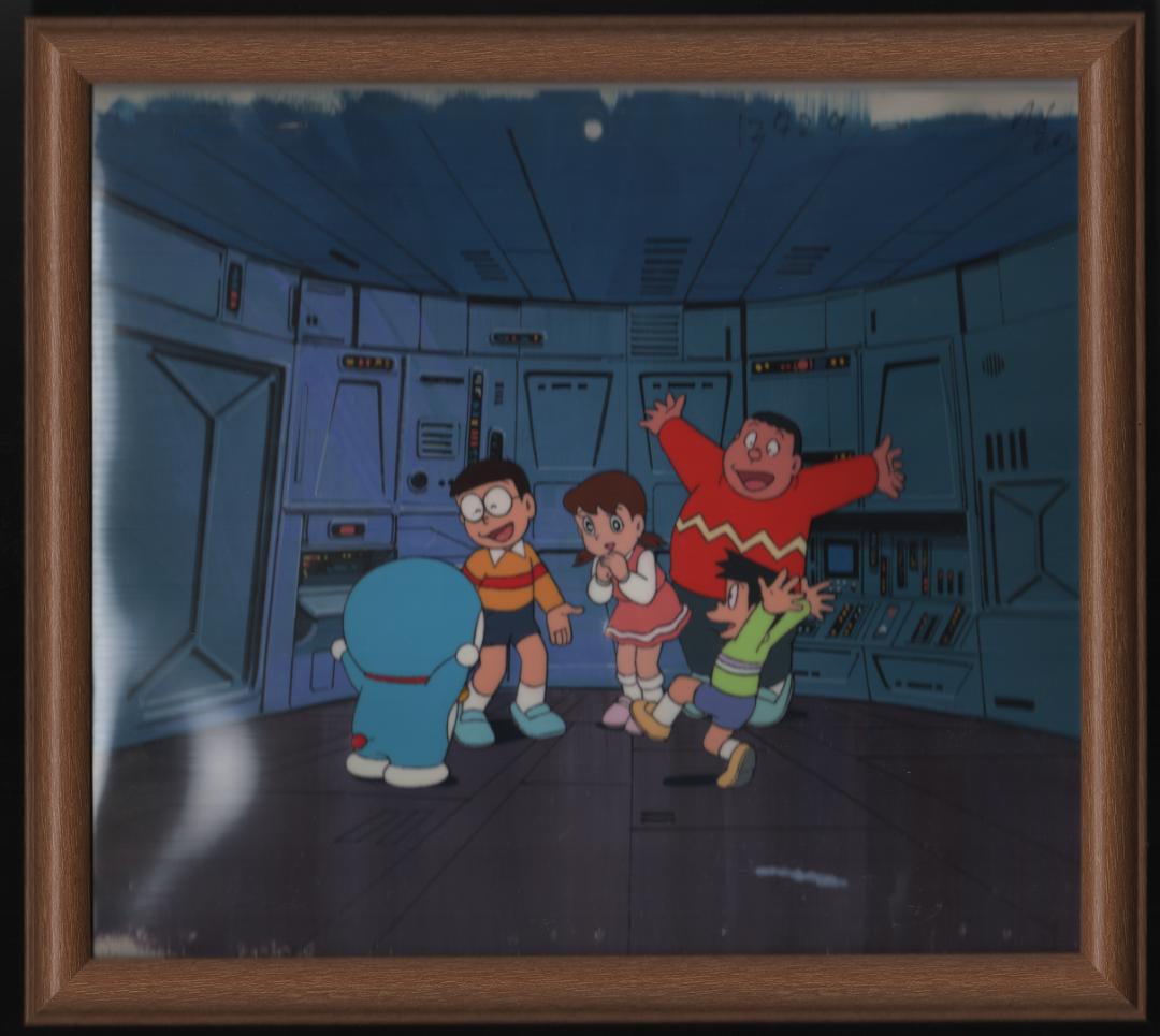 ドラえもん」劇場版アニメ背景画付きセル画額縁入り - メルカリ