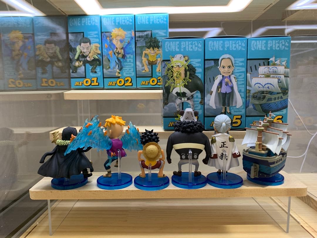 ワンピース ワールドコレクタブルフィギュア マリンフォード1 頂上戦争 全6種