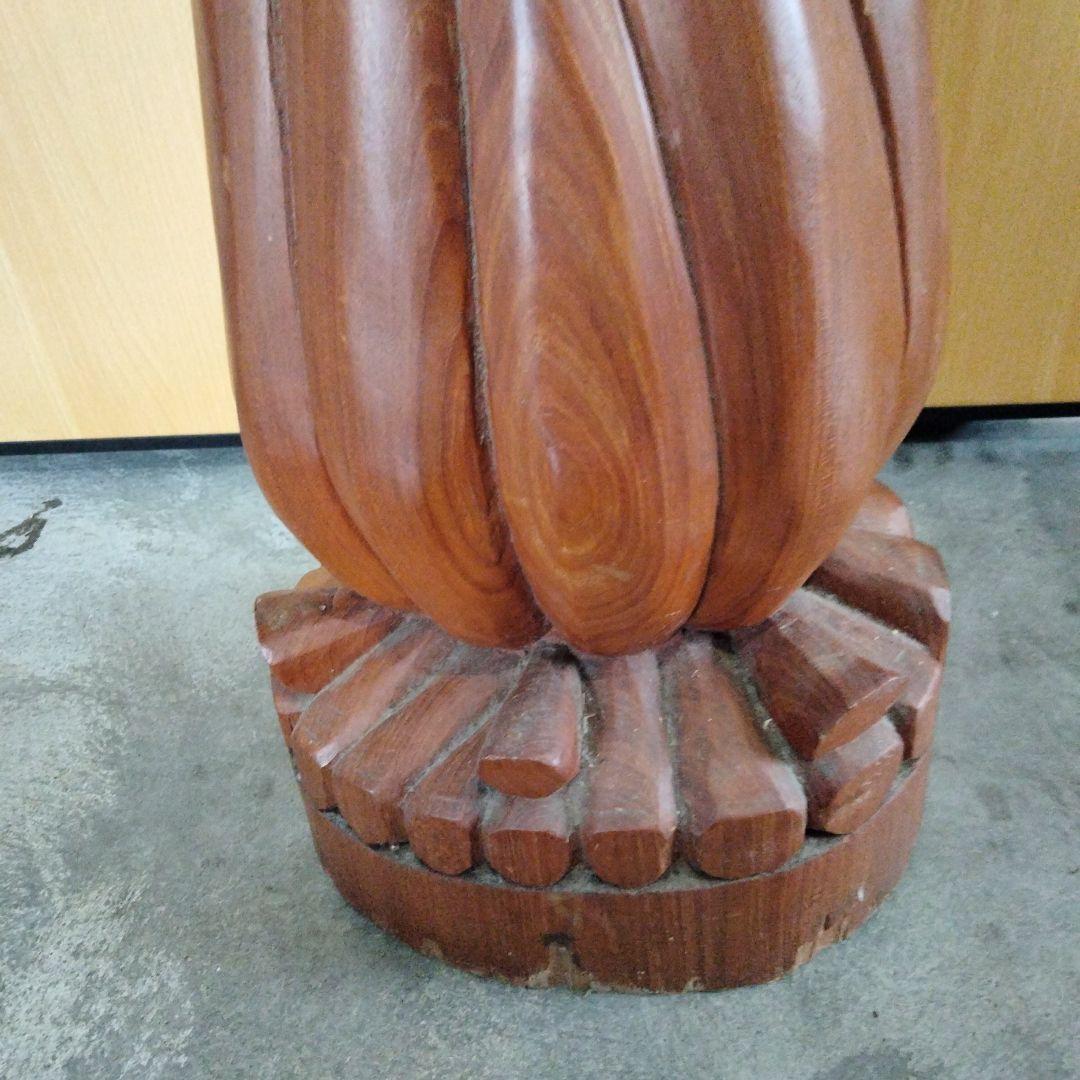 大型　アジアン　エレガント　木彫りの裸婦像　170cm