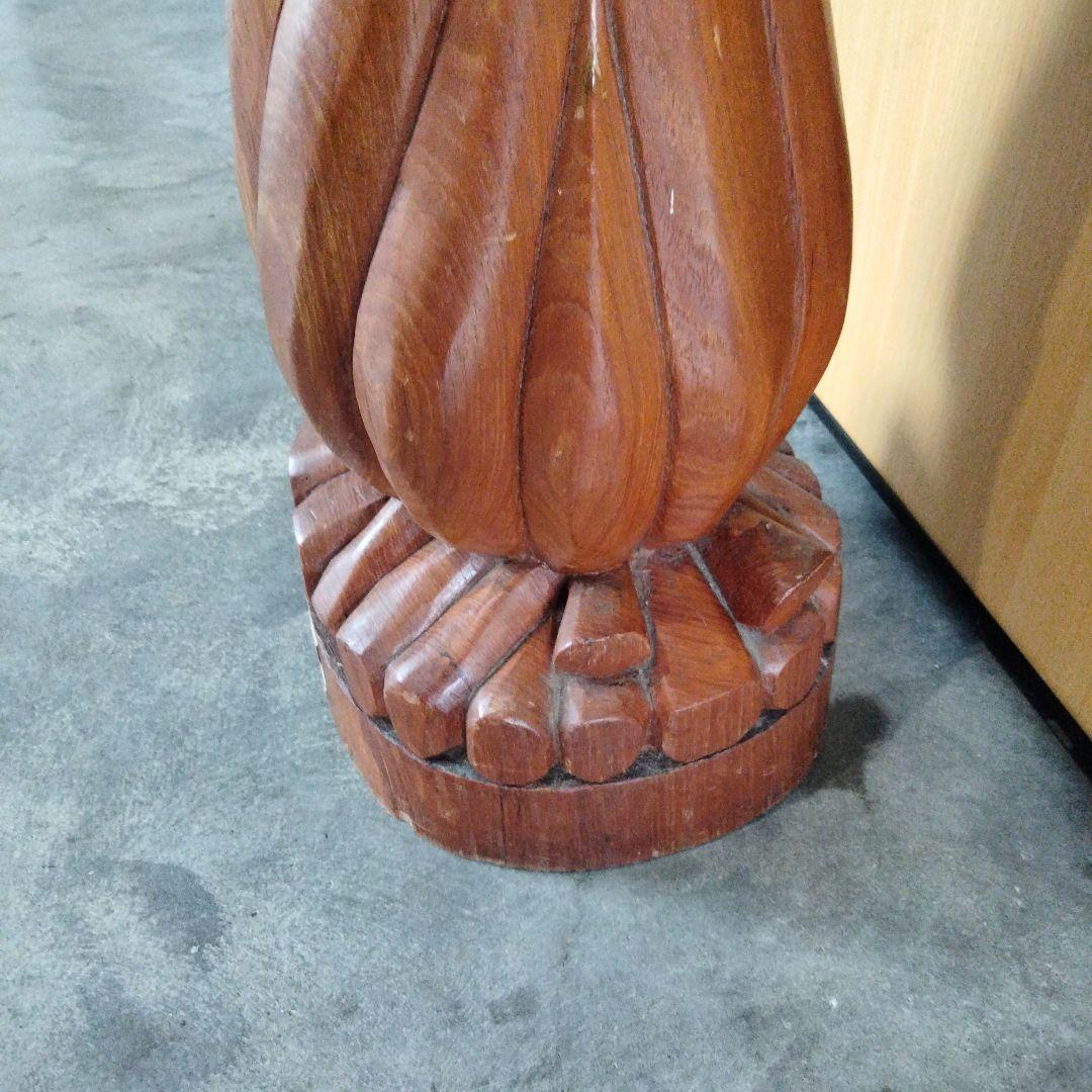 大型　アジアン　エレガント　木彫りの裸婦像　170cm