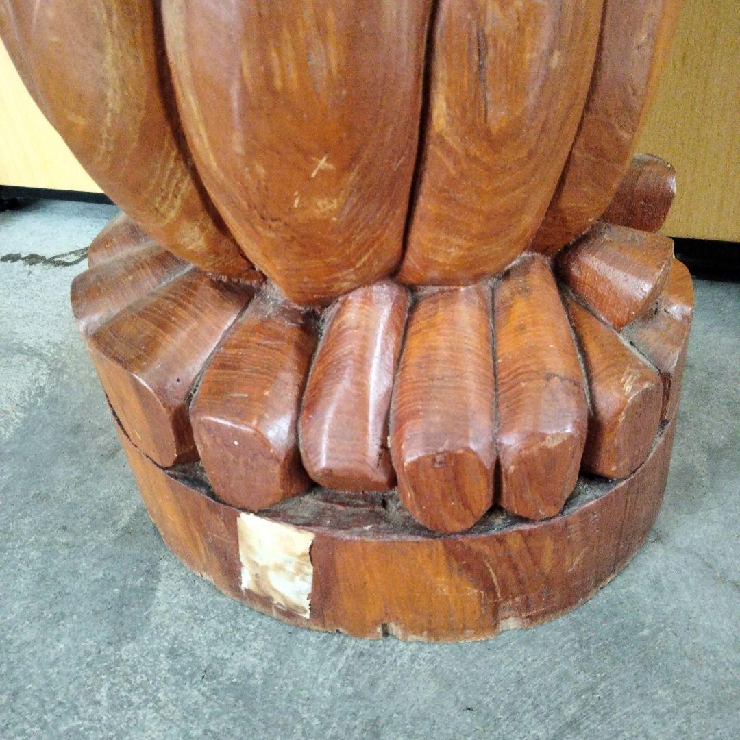 大型　アジアン　エレガント　木彫りの裸婦像　170cm