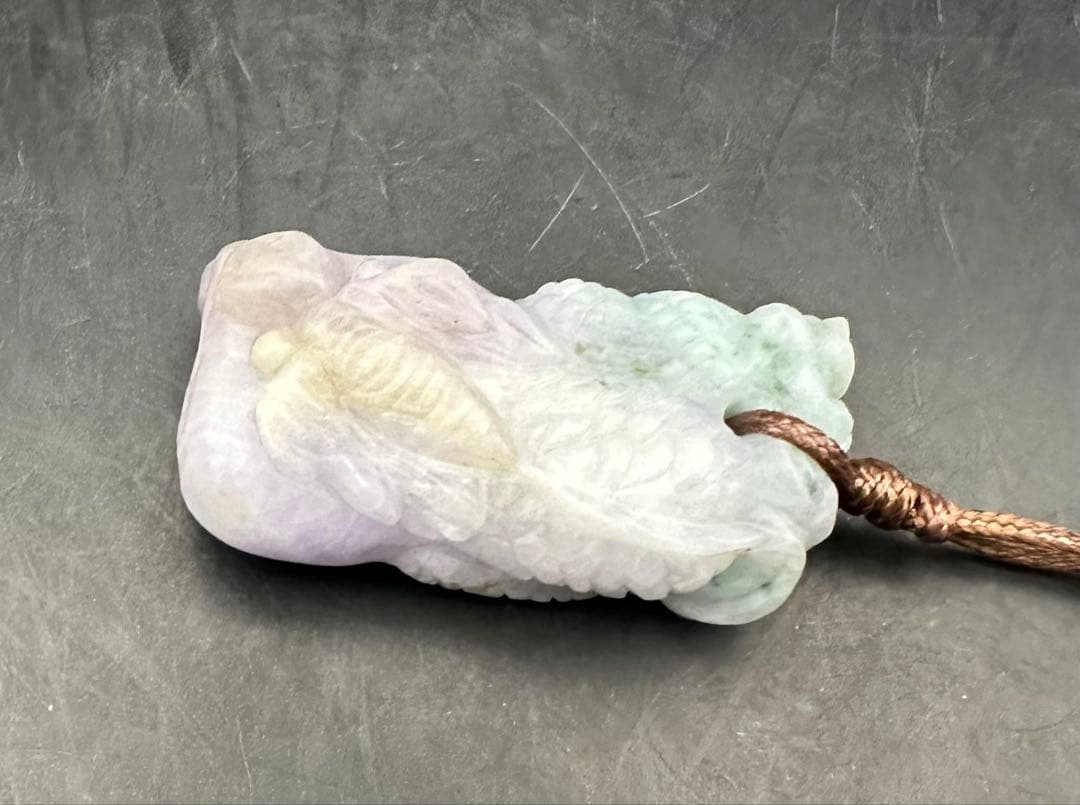 2025.12.24 財守母子貔貅 糸魚川最上級ラベンダー翡翠