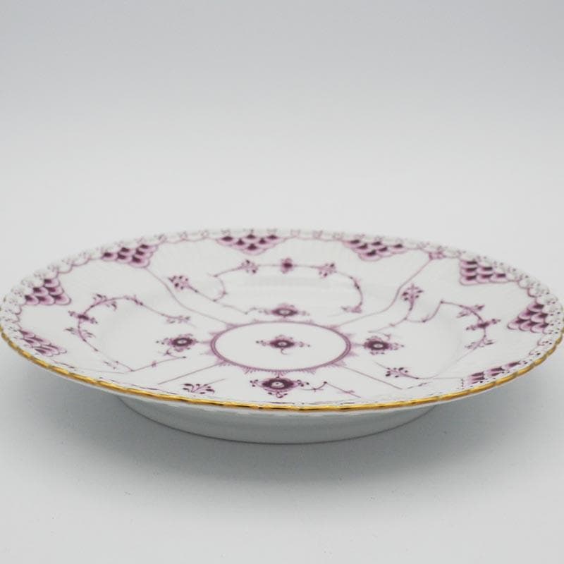 ロイヤルコペンハーゲン バーガンディ フルレース プレート 17.5cm #3