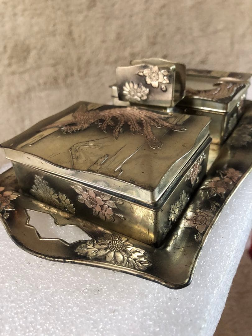 レトロ灰皿セット　アンティーク　当時物