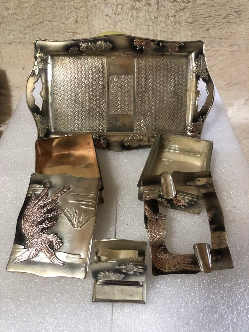 レトロ灰皿セット　アンティーク　当時物