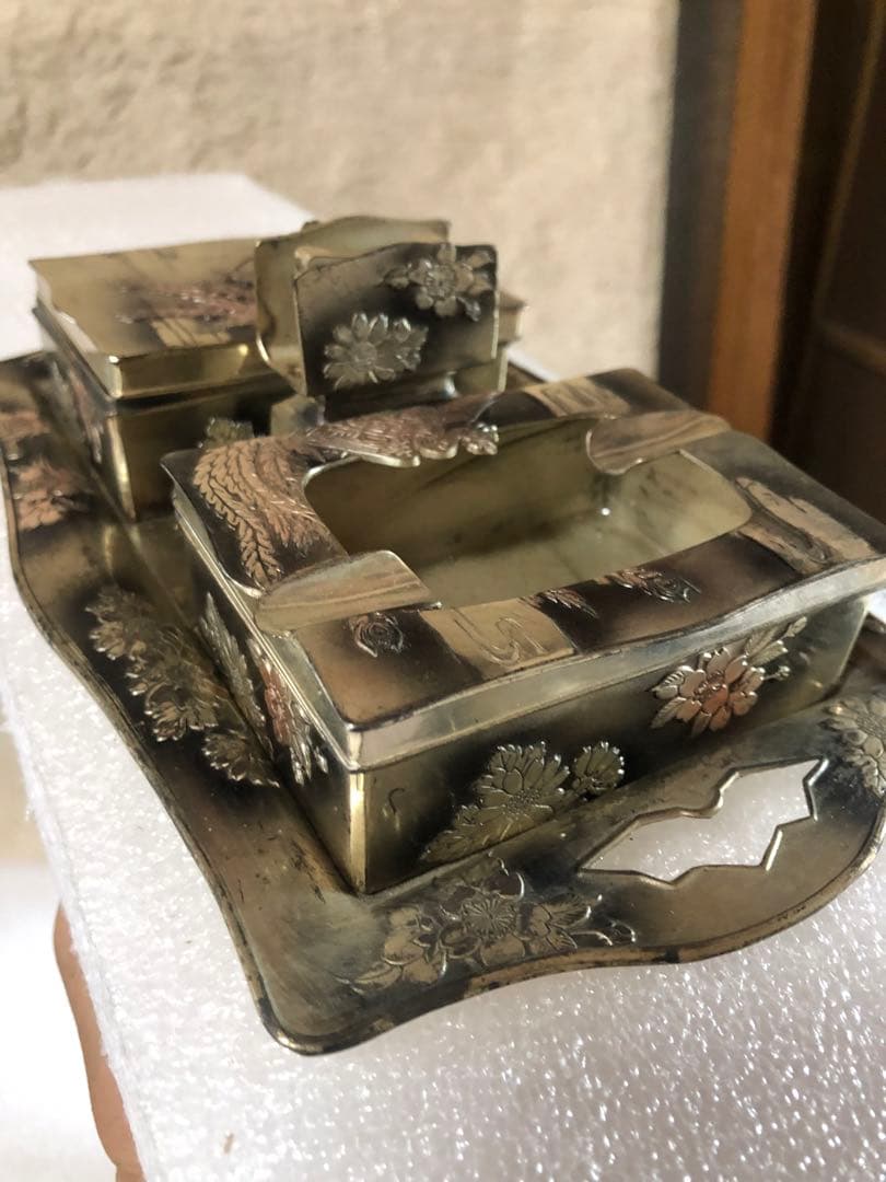 レトロ灰皿セット　アンティーク　当時物